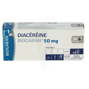 Diacereine Biogaran 50 Mg, Gélule