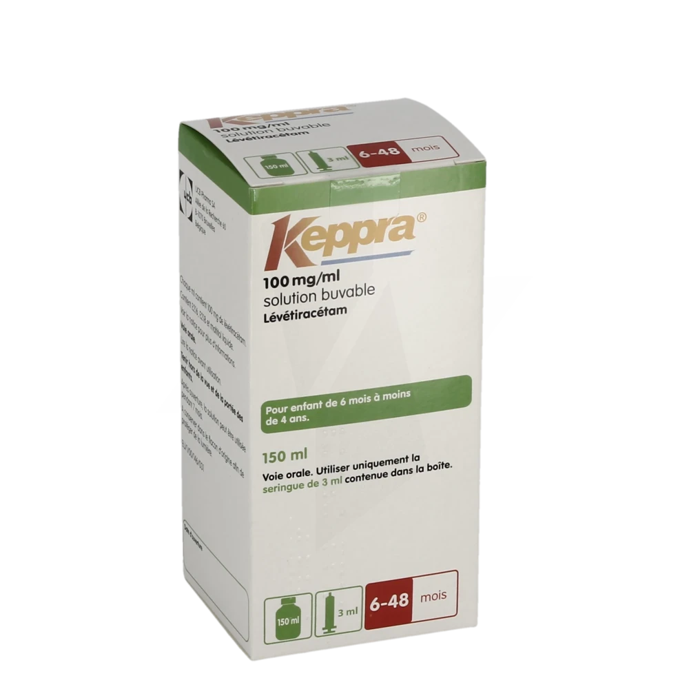 Keppra 100 Mg/ml, Solution Buvable