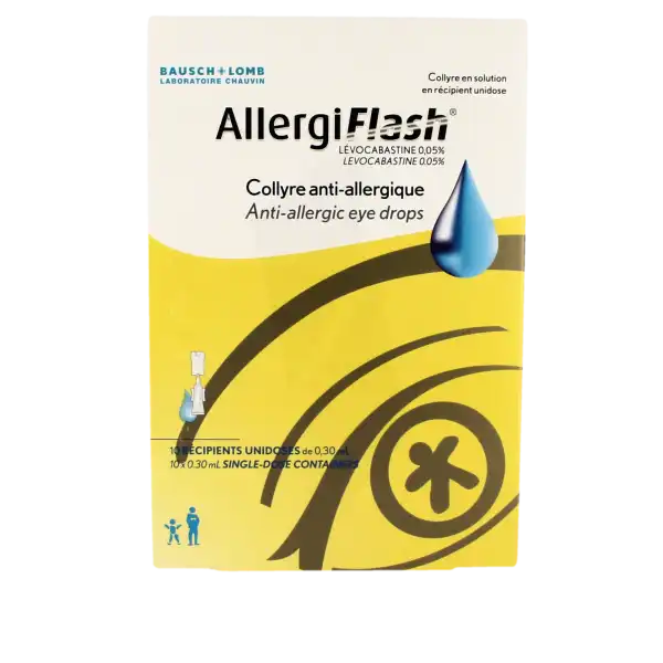 Allergiflash 0,05 %, Collyre En Solution En Récipient Unidose