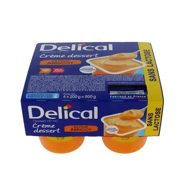 Delical Cr Dess Ss Lact Nutrim Abricot 4/200g