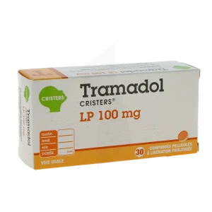 Tramadol Cristers Lp 100 Mg, Comprimé Pelliculé à Libération Prolongée