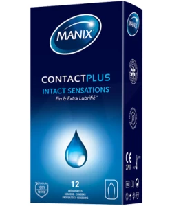 Manix Contact Plus Préservatifs Lubrifiés B/12+2