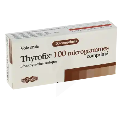 Thyrofix 100 Microgrammes, Comprimé à Sèvres