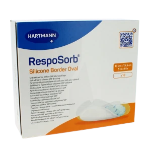 Resposorb Silicone Border Oval Pans Absorption Importante 13x15,5cm B/10