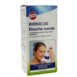 Rhinicur Prép Pour Solution Nasale Lavage Des Fosses Nasales 4sach/2,5g+appareil