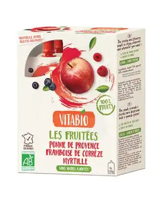 Vitabio Gourde Fruits Pomme Framboise Myrtille à QUETIGNY