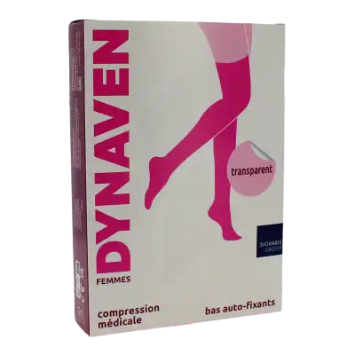 Sigvaris Dynaven Transparent Bas Auto-fixant Classe 2 Beige Foncé Normal S à POITIERS