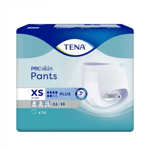 Tena Pants Proskin Plus Slip Absorbant Xs Sachet/14