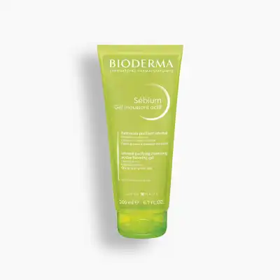 Bioderma Sébium Gel Moussant Actif Nettoyant Anti-imperfections Peau Grasse 200ml à HEROUVILLE ST CLAIR