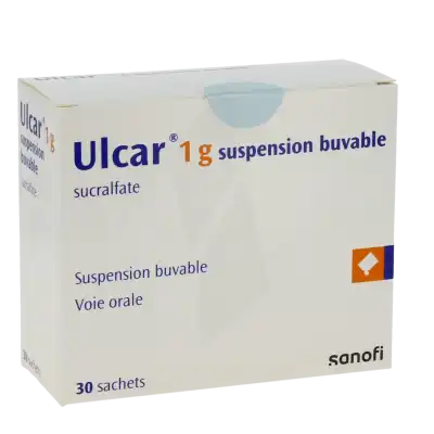 ULCAR 1 g, suspension buvable en sachet