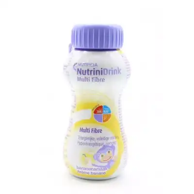 Nutrinidrink Multi Fibre Nutriment Banane Bouteille/200ml à SENNECEY-LÈS-DIJON