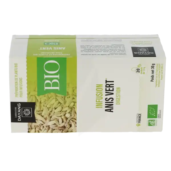 Dayang Anis Vert Bio 20 Infusettes