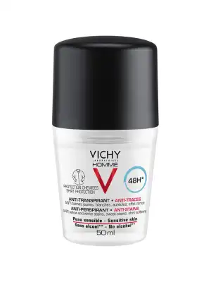 Vichy Homme Déodorant Anti-transpirant Anti Trace 48h Billes/50ml à Fargues-  Saint Hilaire