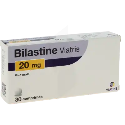 BILASTINE VIATRIS 20 mg, comprimé
