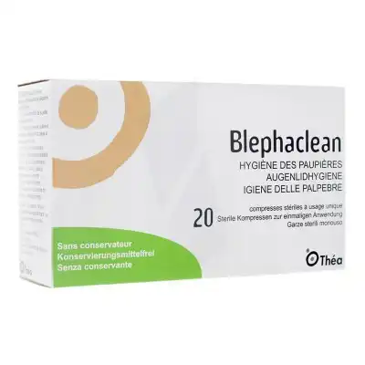 Blephaclean Compresses Stériles Nettoyantes Par 20 à  NICE