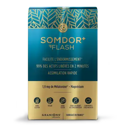 Somdor+® Melatonine Flash 20 Comprimés Sublinguaux à Montluçon