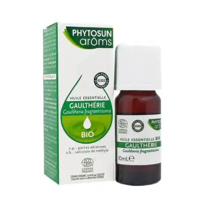Phytosun Aroms Huile Essentielle Bio GaulthÉrie Fl/10ml à Chalon-sur-Saône