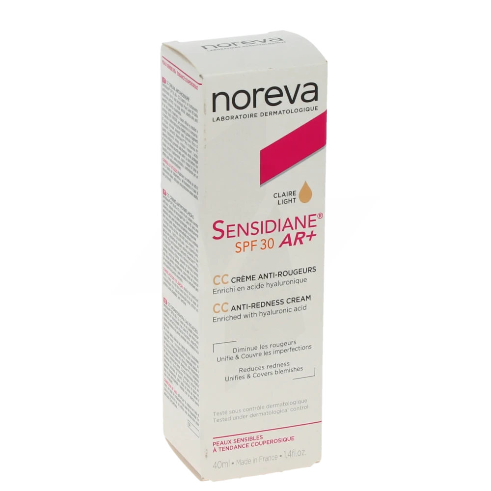 Noreva Sensidiane Ar+ Crème Cc Soin Anti-rougeur T/40ml