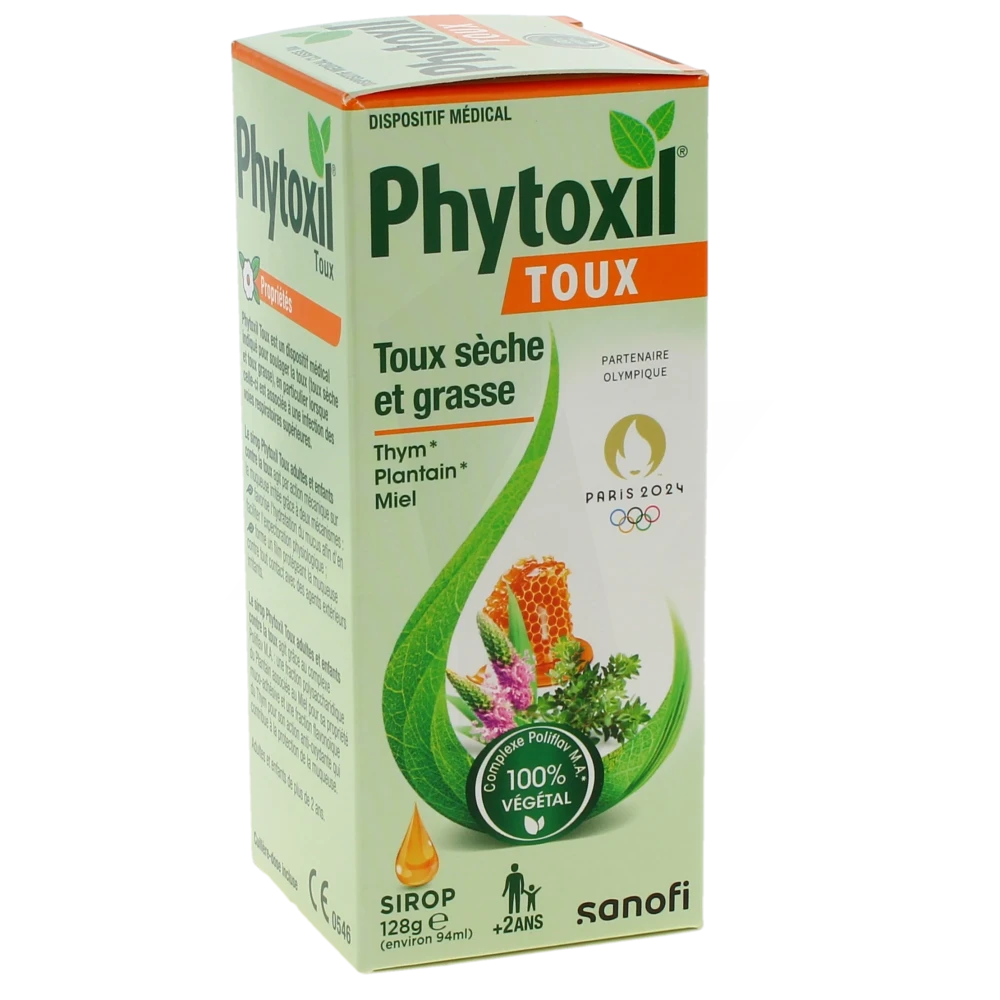 Phytoxil Toux Sèche Et Grasse Sirop Falcon De 94 Ml