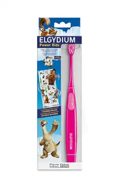 Elgydium Brosse à Dents électrique Age De Glace Power Kids (+ éco Taxe 0,02 €) à Casteljaloux
