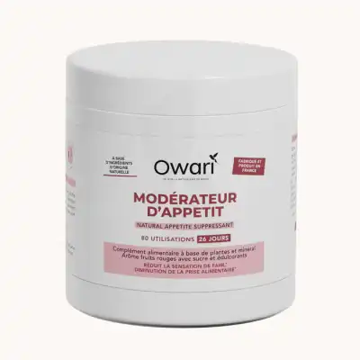 Owari Modérateur D'appétit Poudre Pot/60g à MIRAMONT-DE-GUYENNE