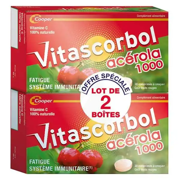 Vitascorbolacerola Comprimés 2b/30