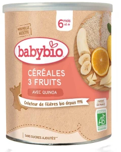 Babybio Céréales 3 Fruits