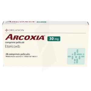 Arcoxia 30 Mg, Comprimé Pelliculé