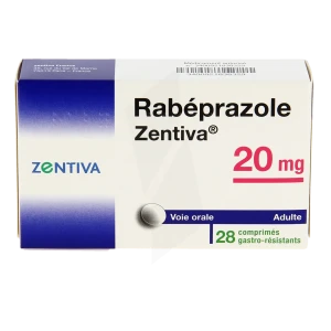 Rabeprazole Zentiva 20 Mg, Comprimé Gastro-résistant
