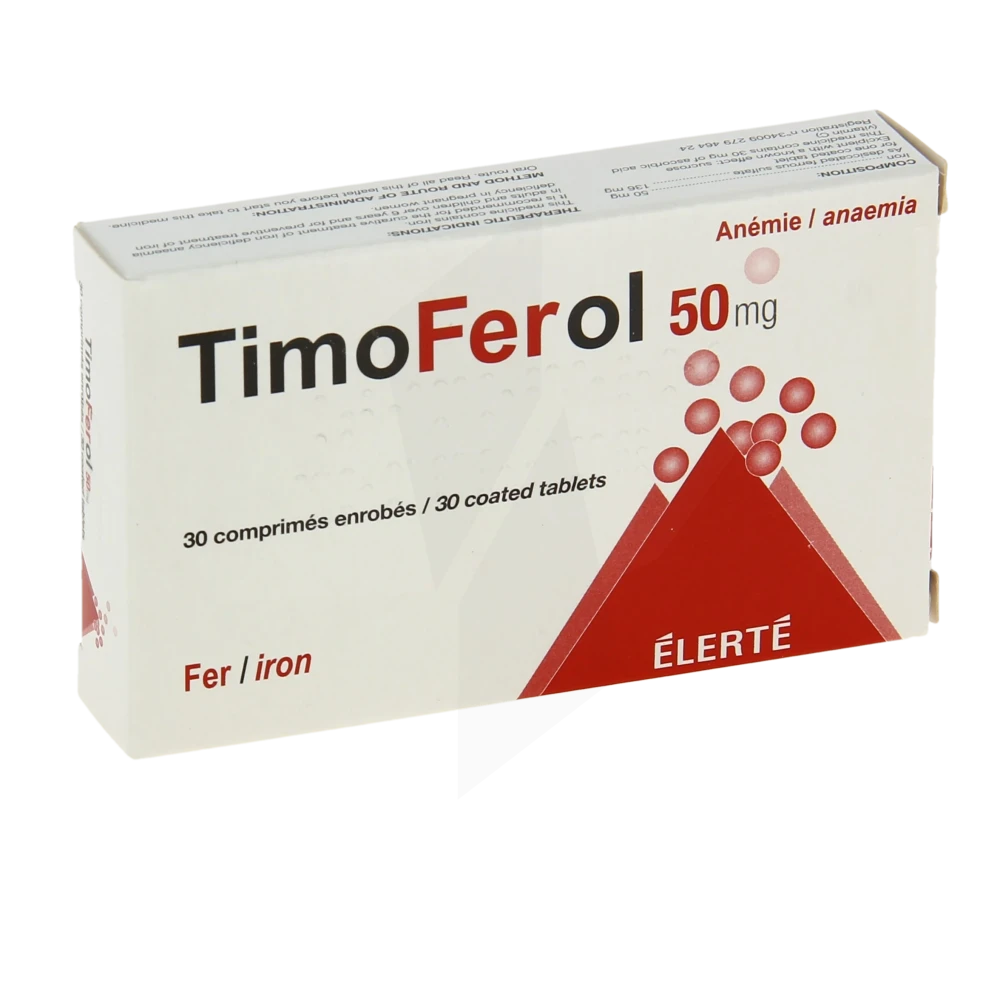 Timoferol 50 Mg, Comprimé Enrobé