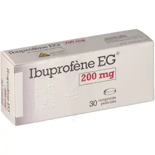 Ibuprofene Eg 200 Mg, Comprimé Pelliculé à MULHOUSE