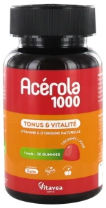 Vitavea Gummies Acérola 1000 Gommes Tonus Vitalité B/30