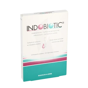 Indobiotic, Collyre En Solution En Récipient Unidose