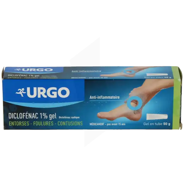 Diclofenac Urgo 1 %, Gel