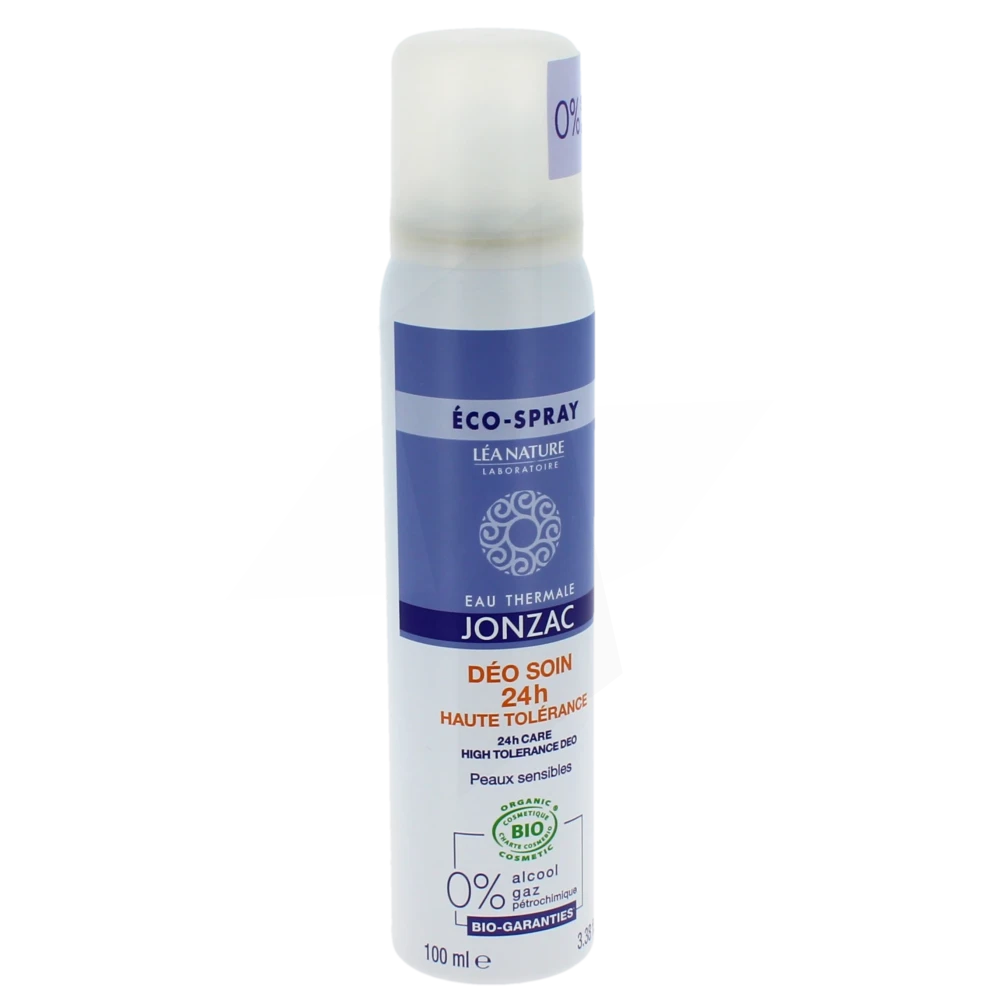 Eau Thermale Jonzac Déodorant Soin 24h Haute Tolérance Spray/100ml