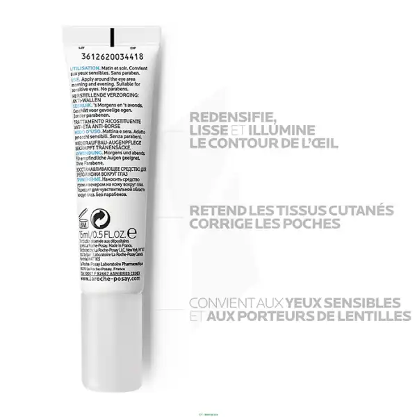 La Roche Posay Substiane Yeux Reconstituant Anti-poches Tube/15ml