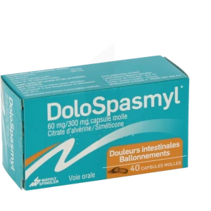 Dolospasmyl 60 Mg/300 Mg, Capsule Molle