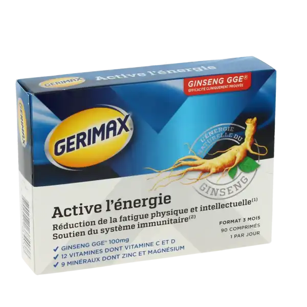 Gerimax Active L'energie Comprimé B/90