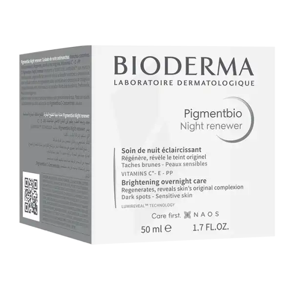 Bioderma Pigmentbio Night Renewer Crème De Nuit Anti Taches 50ml