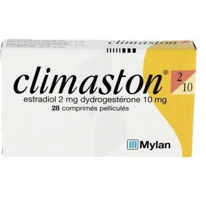 Climaston 2 Mg/10 Mg, Comprimé Pelliculé