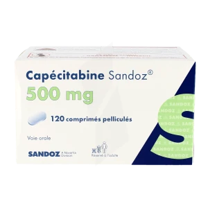 Capecitabine Sandoz 500 Mg, Comprimé Pelliculé