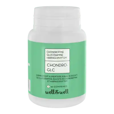 Well&well Chondro-glc Chondroitine + Glucosamine + Harpagophytum à Paris
