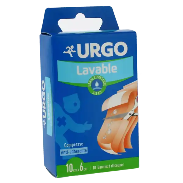 Urgo Lavable Pansement Bande à Découper 6x10cm B/10