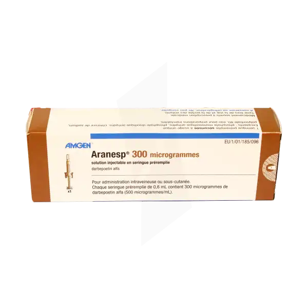 Aranesp 300 Microgrammes, Solution Injectable En Seringue Préremplie