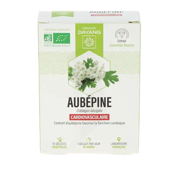 Dayang Aubépine Bio 15 Gélules