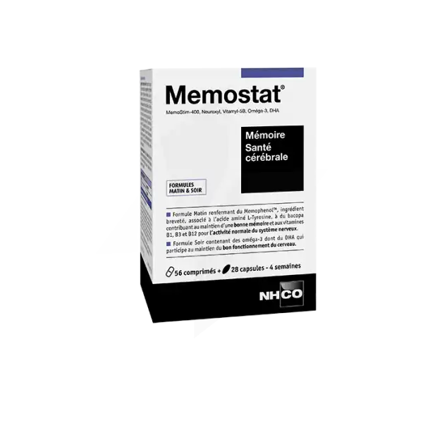 Nhco Nutrition Memostat Comprimés + Capsules B/56+28