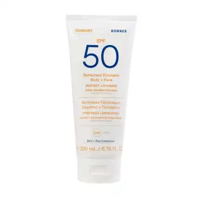 Korres Yaourt Spf50 Crème Visage & Corps T/200ml à Monsempron-Libos