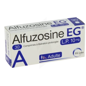 Alfuzosine Eg L.p. 10 Mg, Comprimé à Libération Prolongée