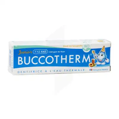Buccotherm Dentifirce Junior Goût Iced Tea Pêche 50ml à CHALON SUR SAÔNE 