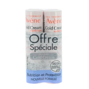 Avène Eau Thermale Cold Cream Stick Lèvres 2 Tubes De 4 G